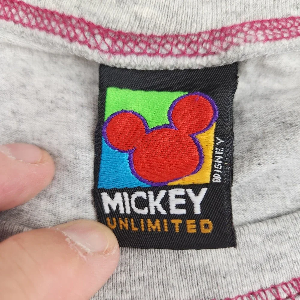 Mickey Unlimited Sleep Shirt Pajama Top Cartoon‎ Disney Grey